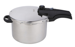 Above: One of Prestige’s range of pressure cookers from Meyer Group.