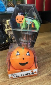 Above: Pumpkin carving set stocked by Kooks Unlimited.