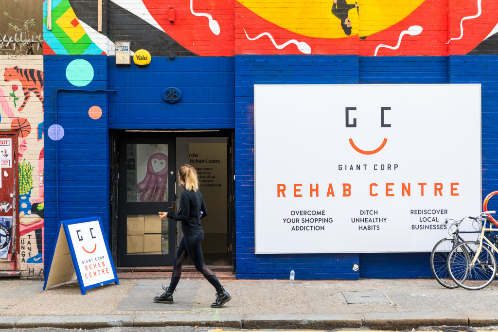 Above: The Giant Corp Rehab Centre was open on Friday and Saturday, for pre-booked consumers and walk-ins.