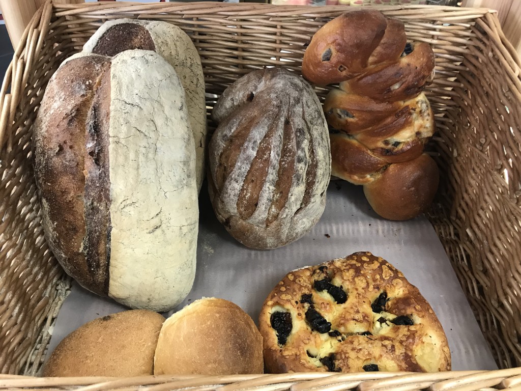 Above: Artisan bread brings in regular customers.