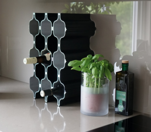 Above: Hex Wine Rack from Born in Sweden – the brand will be launched by Forma House at Top Drawer.