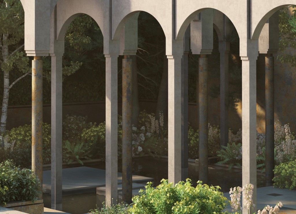 Above: Arches will form part of the RHS Chelsea Wedgwood garden that celebrates the brand’s 260-year heritage.