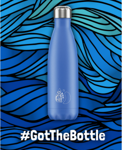 Above: The Refill X Chilly’s bottle, which raises funds for City to Sea and the Refill campaign.