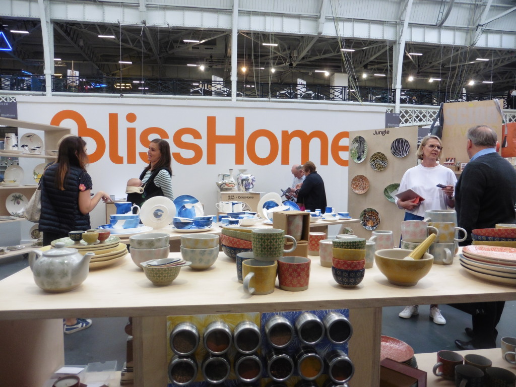 Above: Among the new product on the BlissHome stand were extensions to the Nadiya Make Life Colourful collection and new concepts from Scion Living.