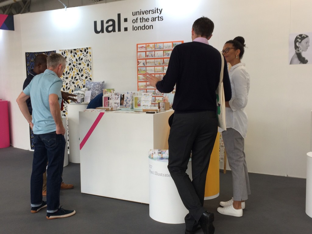 Above: The University of the Arts (UAL) was a busy sector at Top Drawer, where nine of the university’s students and alumni showcased their work, which included designs for mugs.