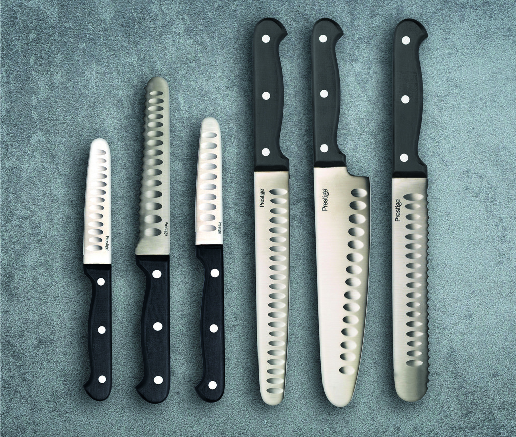 Above: Offering alternatives: Prestige (from Meyer Group) has already launched a range of Pointless knives (pictured) and other rounded knives are in development by the housewares industry for 2020.