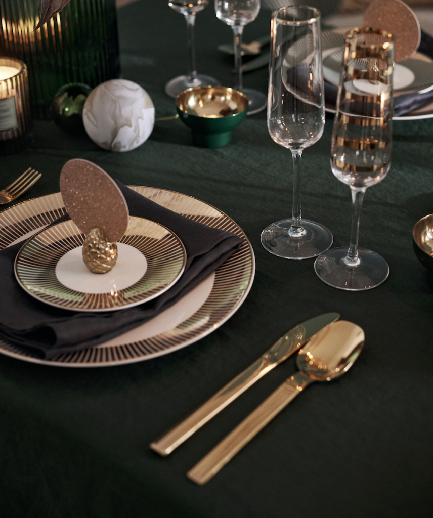 Above: Some of the festive season’s tableware offering from H&M Home.