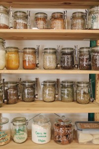 Above: Glass jars for food storage and refilling will increase in popularity.
