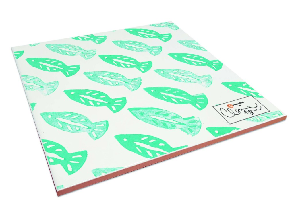 Above: Trivet with mackerel design – part of the MasterChef by Claire Fyfe range.
