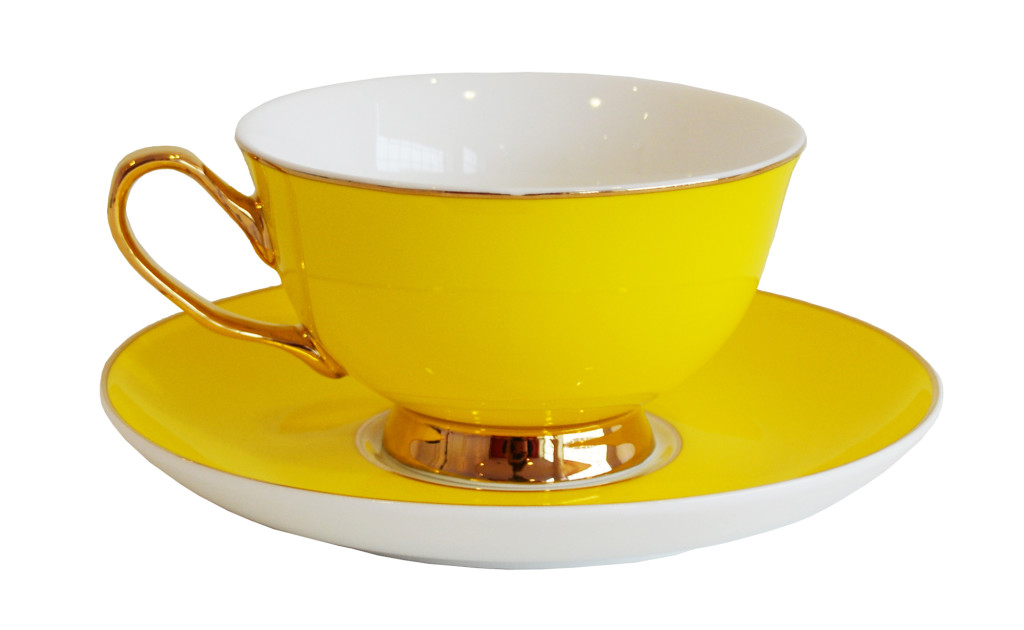 Above: Yellow teacup by Bombay Duck.