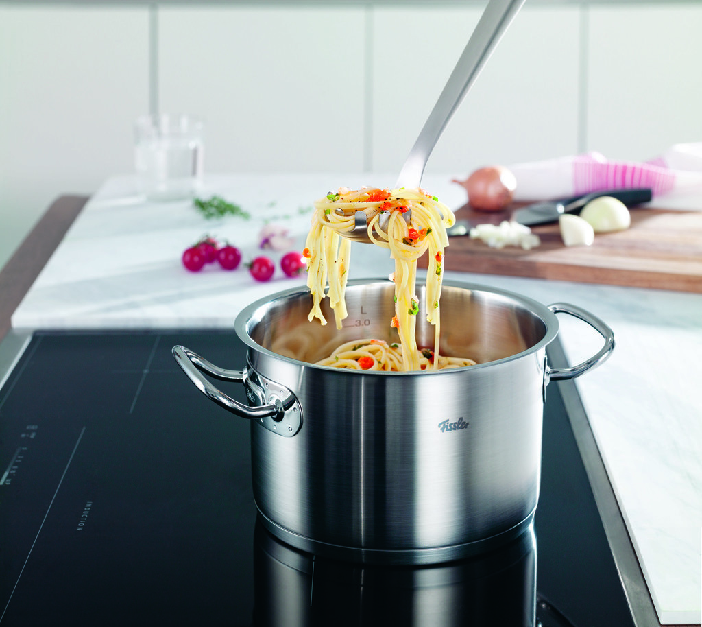 Above: Fissler manufactures its high quality cookware in Germany.