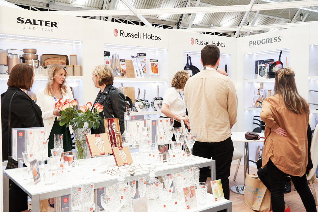 Above: The housewares industry is looking forward to meeting face to face once again. The Ultimate Products stand is pictured from Exclusively 2019.