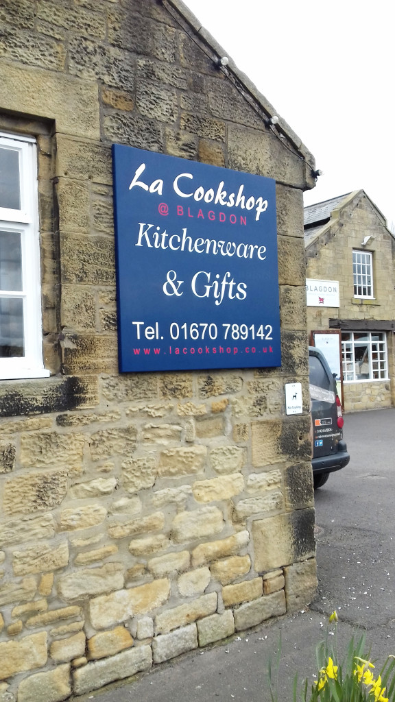 Above: La Cookshop at the Milkhope Centre (photo: Robin Watson Signs).