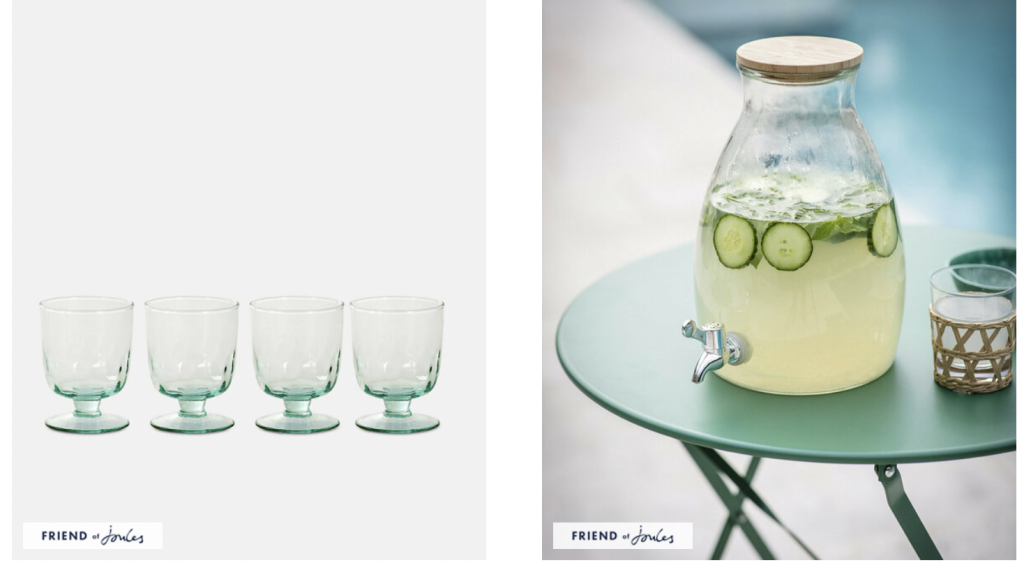 Above: Products by Garden Trading on Joules’ website.