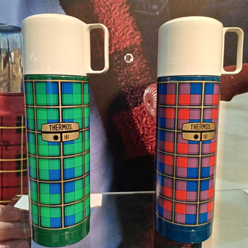 Above: Thermos is also reviving its classic tartan style designs from the 1960s and 1970s.
