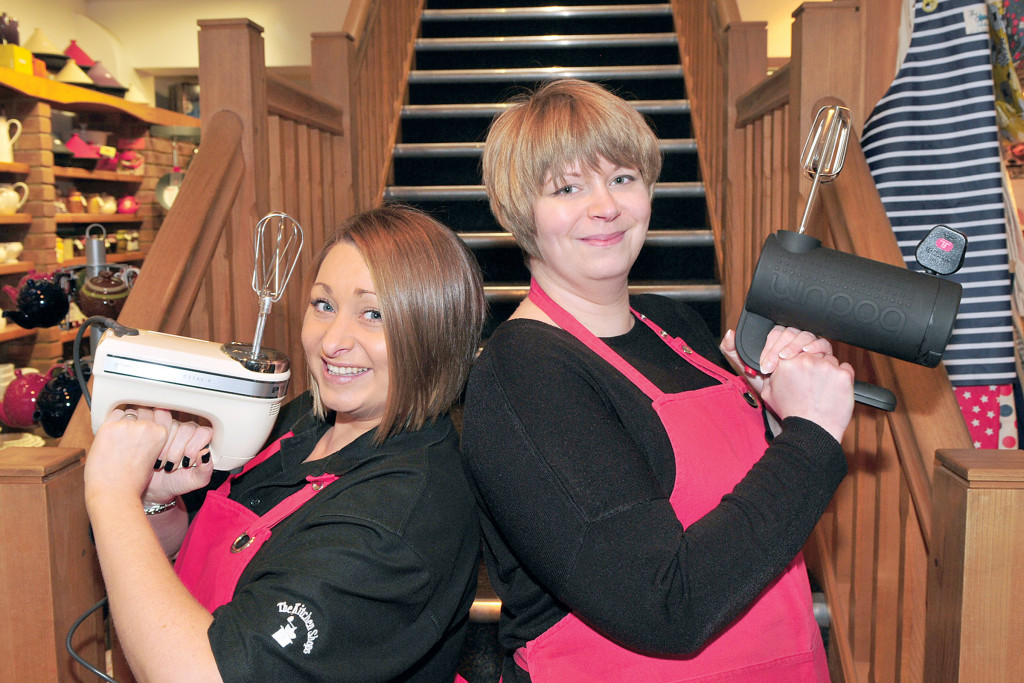 Above: Lizzie Braine and Vicky Woolston, directors of The Kitchen Shop, Lichfield – finalist for Excellence in Training.