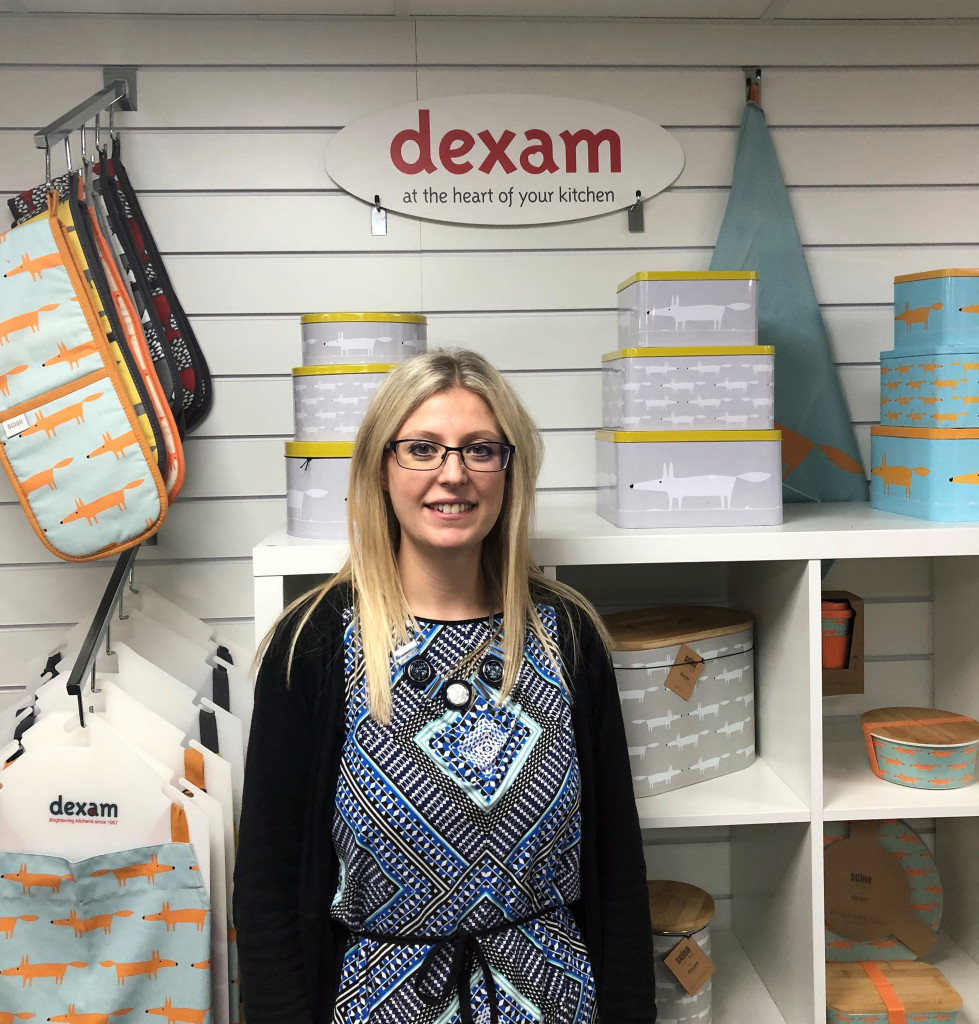   Above: Abbie Bleasby-Voice, marketing manager for Dexam.