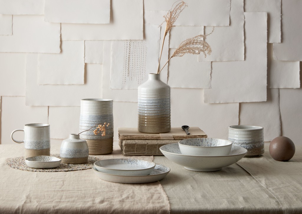 Above: Denby is among exhibitors at Spring Fair, launching its Kiln range (pictured) as well as its new porcelain.