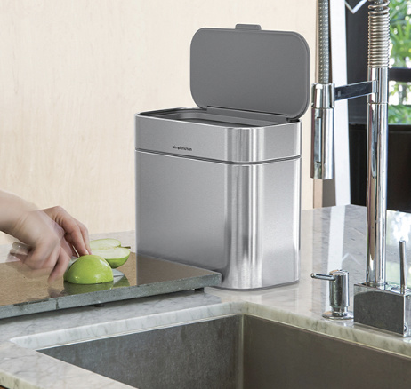 Above: Compost caddy by simplehuman is another Kitchenware finalist.