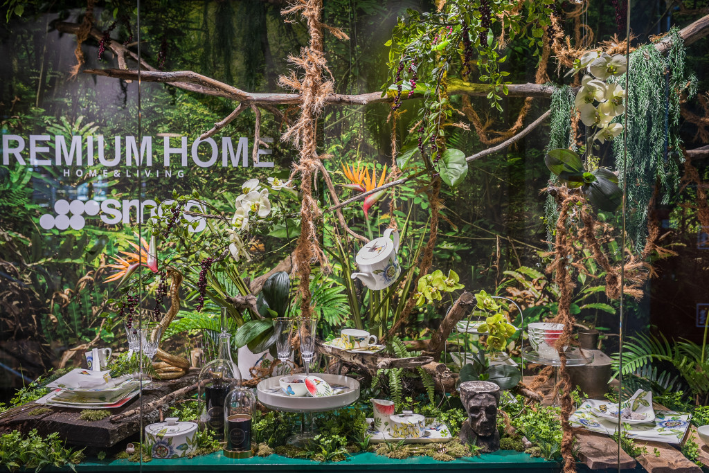 Above: One of last year’s gia Top Window Award winners was the Amazon Rainforest theme at Poland’s Premium Home.