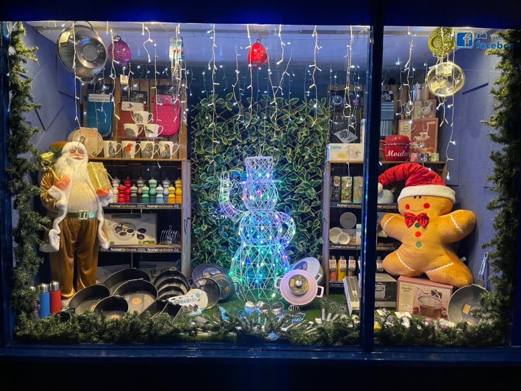 Above: This window from Blanchards in Bideford was crowned the winner of the competition.